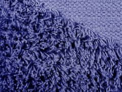 Beliani Bavlnený vankúš 45 x 45 cm fialový RHOEO