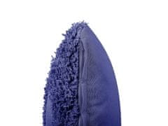 Beliani Bavlnený vankúš 45 x 45 cm fialový RHOEO