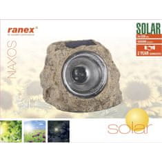 Northix Záhradná lampa so solárnym článkom, Ranex 