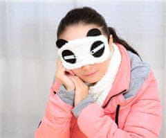 Northix Sneaky Panda, Fluffy Sleep Maska na cestovanie a relax 