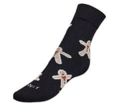 Ponožky Perníček - 35-38 - čierna, béžová