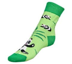 Ponožky Panda - 35-38 - zelená