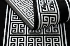 Dywany Łuszczów Behúň Gloss 6776 85 greek black/ivory 60x300