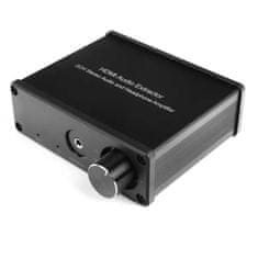 Spacetronic 4K HDMI audio extractor so zosilňovačom SPH-AE11