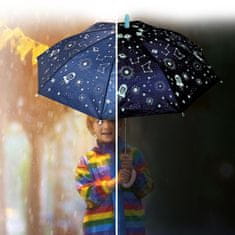 Northix Dáždnik pre deti - Svieti v tme - Rôzne farby 