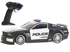 Mikro Trading R/C policajné auto 33cm 1:12 plne funkčné na batérie s 2,4GHz svetlom v krabici