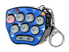 Mikro Trading Brain Games prívesok na kľúče/škrečok 6 cm na batérie so svetlom a zvukom