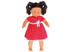 Mikro Trading Tmavovlasá bábika 40 cm s mäkkým telom v krabici