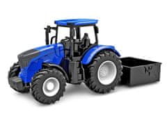 Kids Globe Traktor modrý s voľným chodom 27,5 cm v krabici