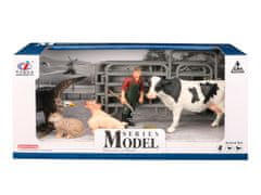 Mikro Trading Krava Zoolandia s hospodárskymi zvieratami a príslušenstvom v krabici