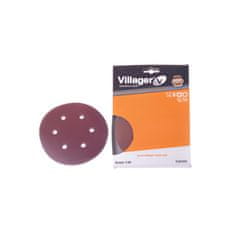 Villager Guľatý brúsny papier VILLAGER SD-80WM 6/1 125 mm