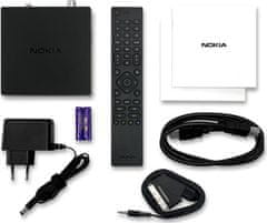 Nokia DVB-T/T2 set-top-box 6000/ Full HD/ H.265/HEVC/ EPG/ USB/ HDMI/ černý