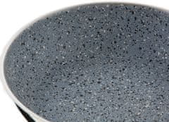 Kolimax Panvica 26cm s rukoväťou, nízka, GRANITEC, šedá