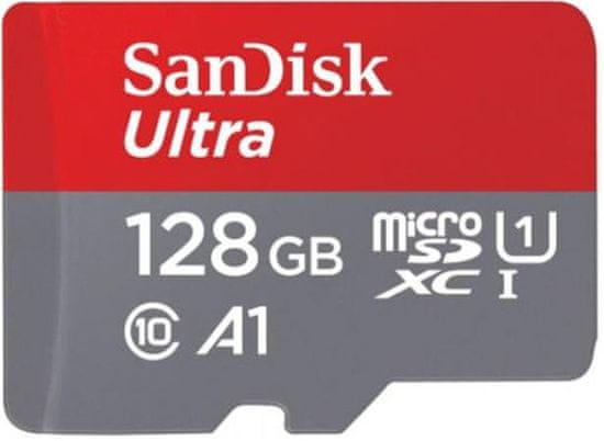 SanDisk Ultra/micro SDHC/128GB/140MB/UHS-I U1 / Class 10/+ Adaptér