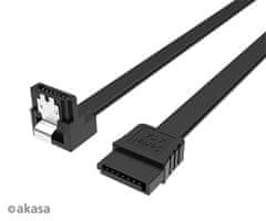 Akasa - Proslim SATA kábel 90 ° - 50 cm