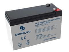 Batéria Conexpro AGM-12-9 VRLA AGM 12V/9Ah, F2