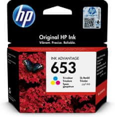 shumee Inkoust HP barevný HP 653, HP653=3YM74AE, 200 stran