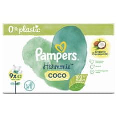 shumee PAMPERS Wet Wraps Coconut Harm Free 9x42ks