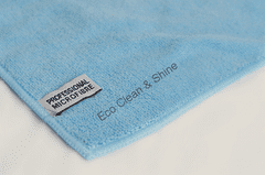 Eco Clean & Shine E-CS Mikrovláknová utěrka- modrá 40 x 40cm 380 g/m2 (Extra jemná, extra savá- švédská utěrka z mikrovlákná která vydrží až 1000x vyprání)