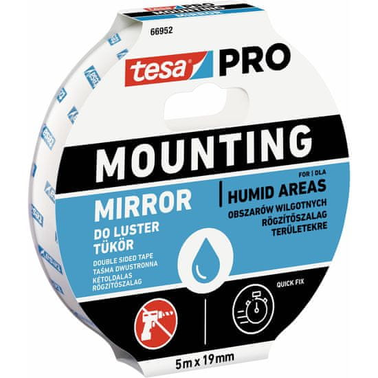 Tesa Páska montážna na zrkadlá 66952, 19mm x 5m, Tesa