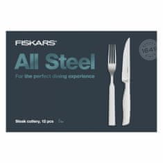 FISKARS Súprava steakových príborov All Steel, 12 ks
