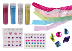 Lean-toys DIY šperky Making Kit Band krúžky Brokát