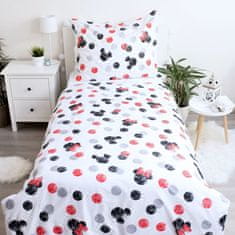 Jerry Fabrics Bavlnené posteľné obliečky Zamilovaní Minnie & Mickey Mouse