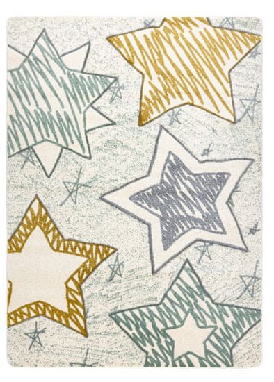 Dywany Łuszczów Detský kusový koberec Petit Stars green