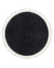 Dywany Łuszczów Kusový koberec Berber 9000 grey kruh 160x160 (priemer) kruh