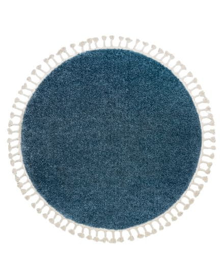 Dywany Łuszczów Kusový koberec Berber 9000 blue kruh