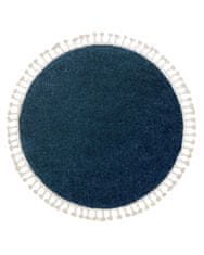 Dywany Łuszczów Kusový koberec Berber 9000 navy kruh 120x120 (priemer) kruh