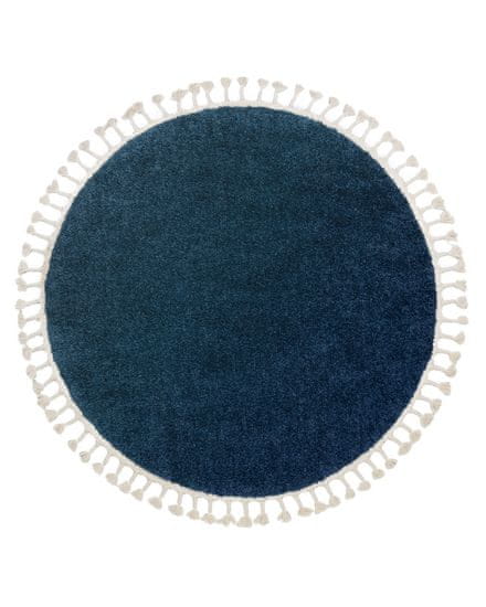 Dywany Łuszczów Kusový koberec Berber 9000 navy kruh