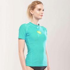 Aqua Marina Dámske lycrové tričko ALLUV MENTOL, kr. rukáv zelená L - 42
