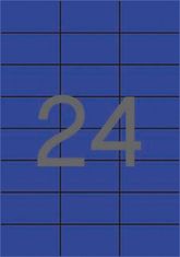 Apli Etiketa, 70 x 37 mm, modrá, 480 ks/bal., 01592