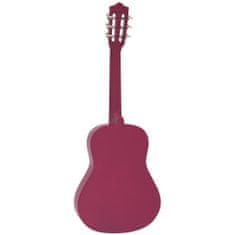 Dimavery AC-303, klasická gitara 3/4, ružová