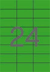 Apli Etiketa, 70 x 37 mm, zelená, 2400 ks/bal., 11837
