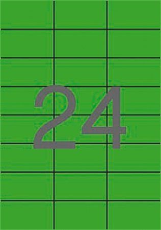 Apli Etiketa, 70 x 37 mm, zelená, 2400 ks/bal., 11837