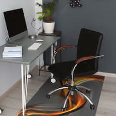 kobercomat.sk Ochranná podložka pod stoličku abstrakcie oranžová 120x90 cm 2 cm 