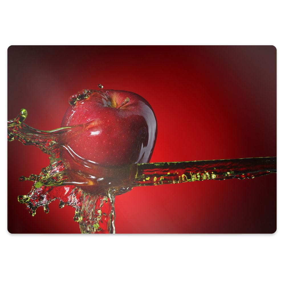 kobercomat.sk Podložka pod kolieskovú stoličku červené jablko 140x100 cm 15 cm 
