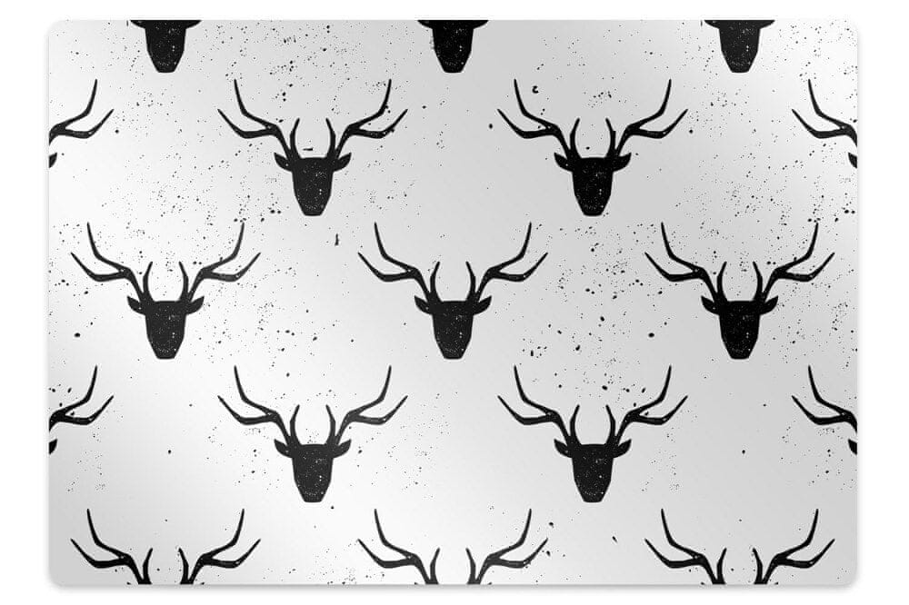 kobercomat.sk Podložka pod stoličku Black jelene vzorec 120x90 cm 2 cm 