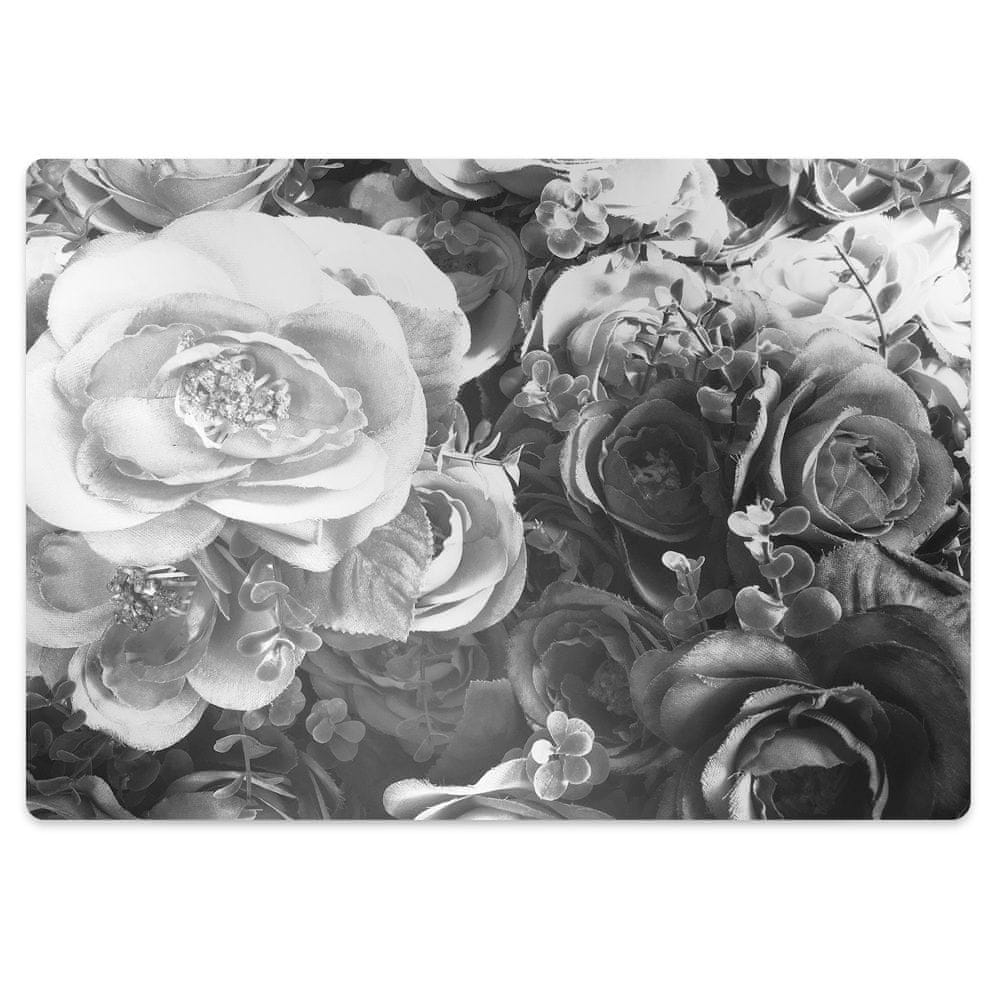 kobercomat.sk Ochranná podložka pod stoličku retro ruže 140x100 cm 15 cm 