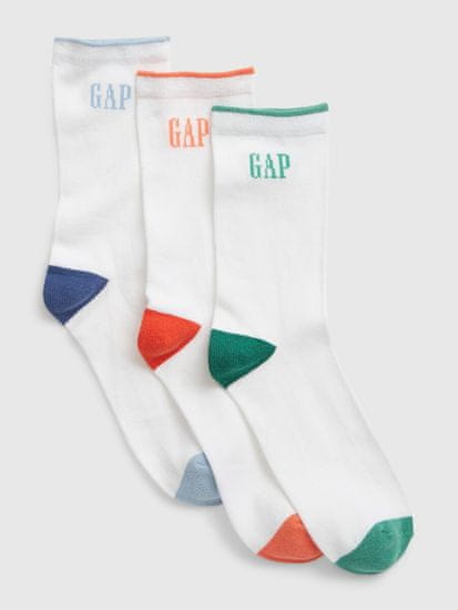 Gap Detské ponožky s logom, 3 páry