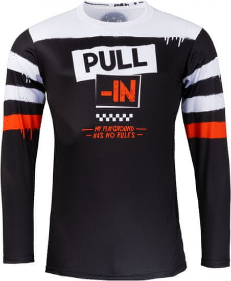 Pull-in dres CHALLENGER TRASH 23 černo-oranžovo-biely