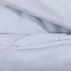 Vidaxl Súprava obliečok sivá 260x220 cm ľahké mikrovlákno