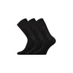 Fuski - Boma 3PACK ponožky čierné (Radovan-a) - veľkosť L