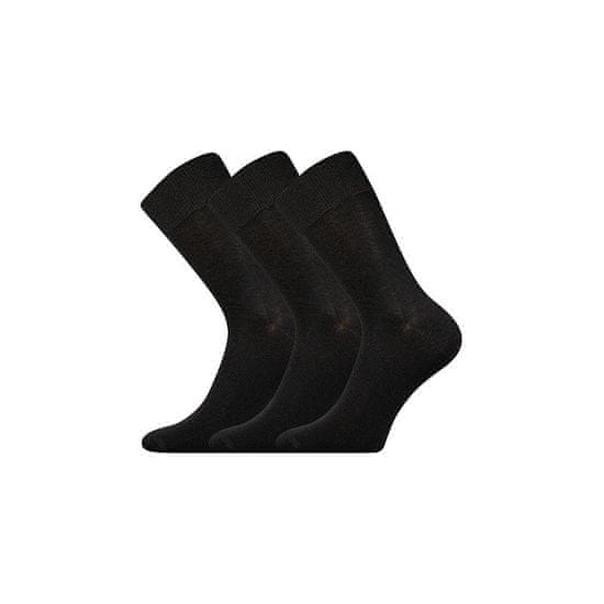 Fuski - Boma 3PACK ponožky čierné (Radovan-a)