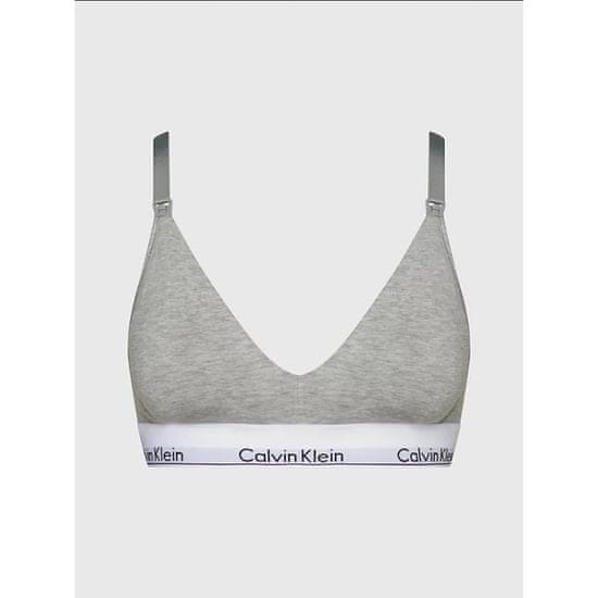 Calvin Klein Dámska podprsenka dojčiace sivá (QF6218E-020)