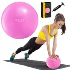 Gymnastická lopta pilates, fitness 22 cm, ružová