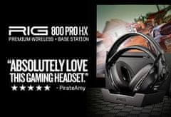 Nacon RIG 800 PRO HX, bezdrôtový herný headset pre Xbox Series X|S, Xbox One a PC, čierna
