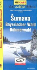 autorů kolektiv: Šumava Bayerischger Wald Böhmerwald 1:75T / Zimní turistická a lyžařská mapa
